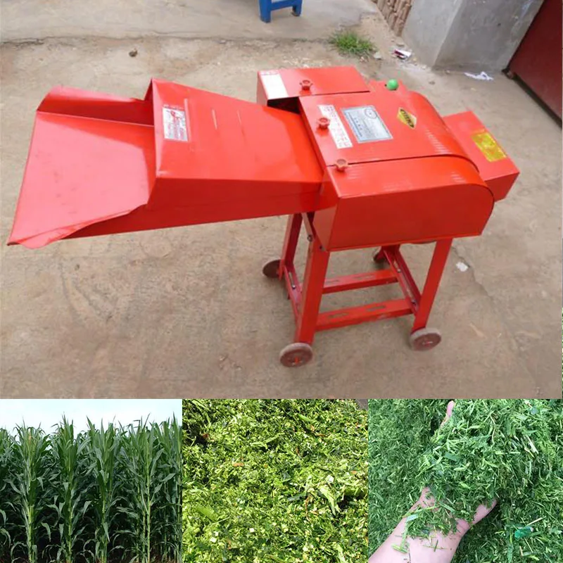 In Stock Feed Pellet Chaff Cutter Straw Grass Line Hammer Mill Crusher Machine