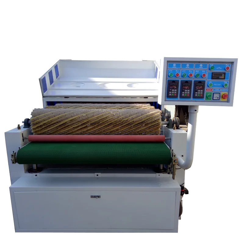 Automatic combination Cabinet door carved plate door cabinet wood disc brush polish sanding sander machine