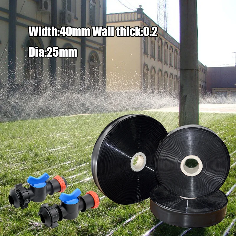 Factory agriculture drip irrigation 50mm micro rain pipe irrigation system rain hose tape laser spray irrigation