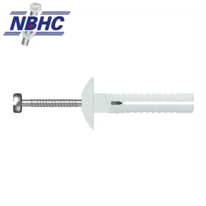 NBHC023AN отличное качество 5*25 5*40 6 5*50 расширение пластиковая настенная пробка нейлоновая гвоздь в якорь