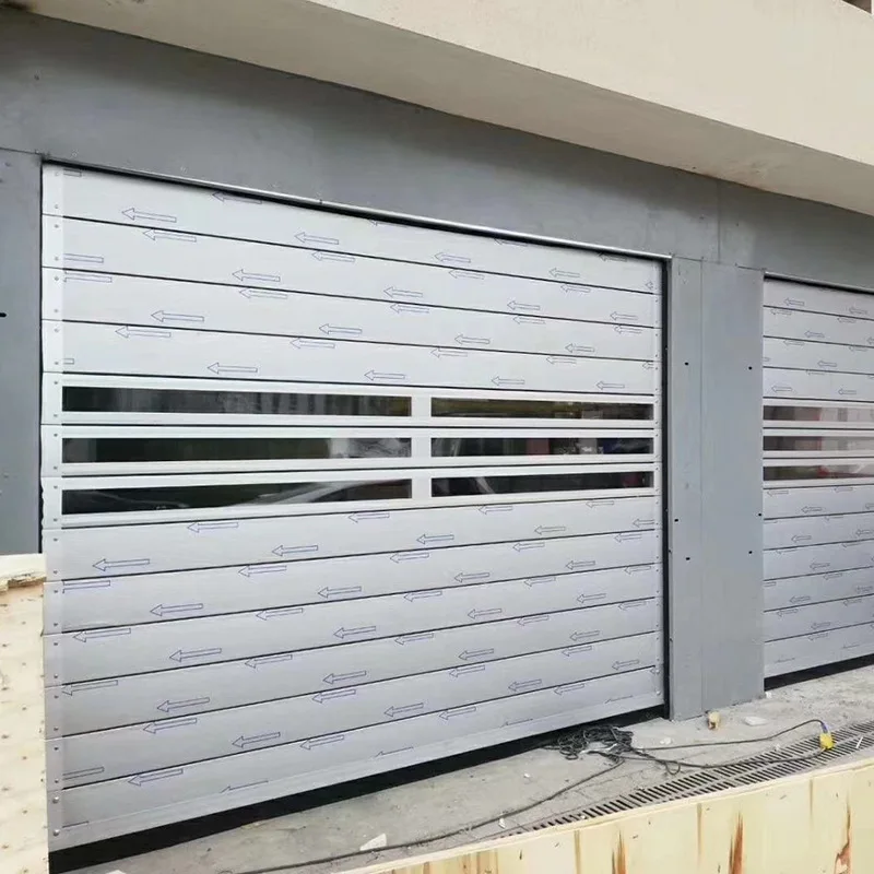 Commercial accessories full of very cheap garage doors