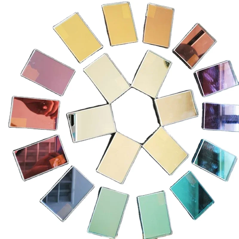 Wholesale tempered iridescent glass iridescent dichroic glass wall panel