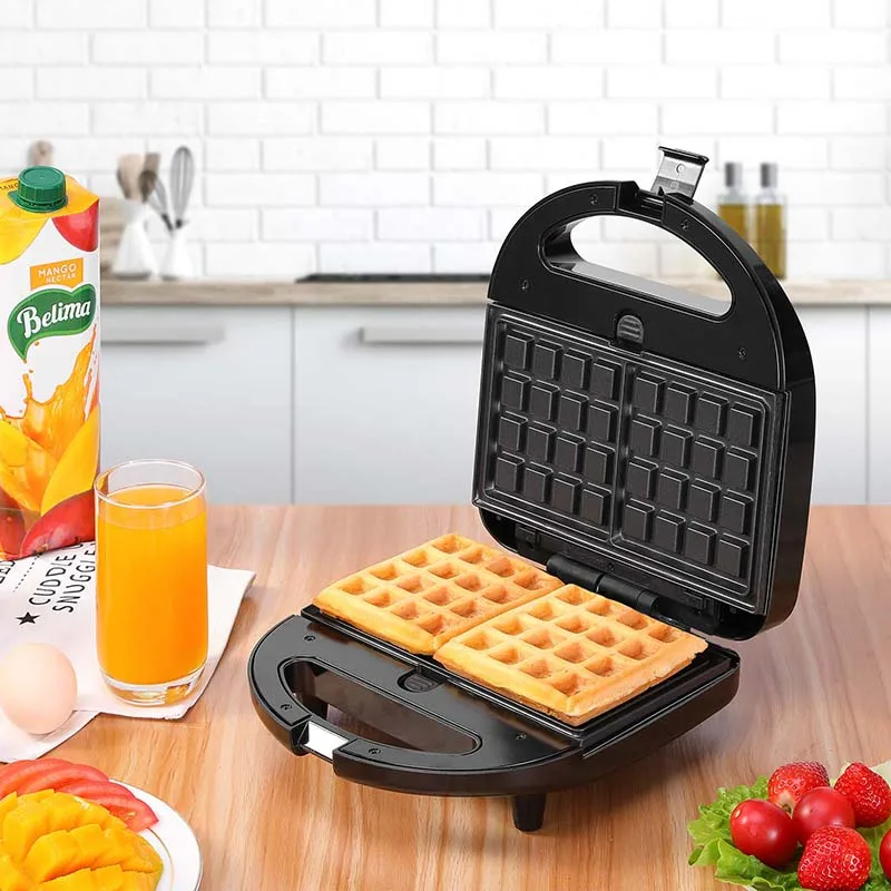 High Quality Household Non Stick Coating Plate Bread Toaster Electric Sandwich Maker 3 In 1 Waffle Maker With Custom Logo