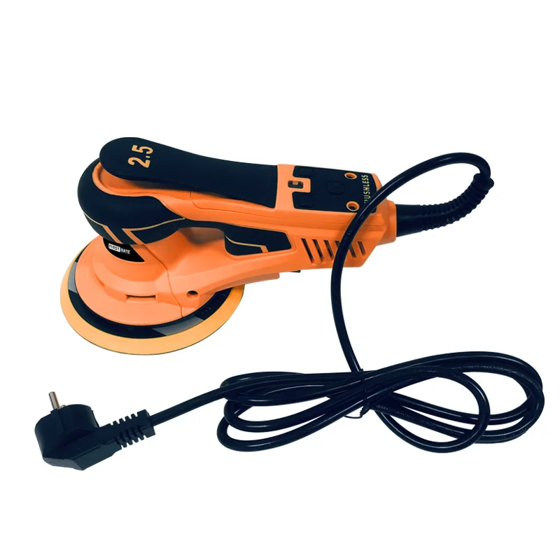 Brushless Electric Orbital Sander Random 2024 New Design 6 Inches 350W 5.0mm & 2.5mm Electric Obm 1.4 150mm 50/60HZ