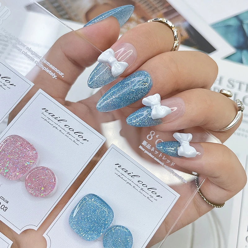 Горячая Распродажа, качественный продукт, дизайн ногтей, лак для ногтей с индивидуальным логотипом, красочный 8 мл Гель-лак