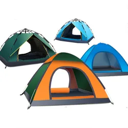 Camping Tents Outdoor Waterproof For 2 3 4 Person Tourist Tent For Hiking & Dressing & Locker Room