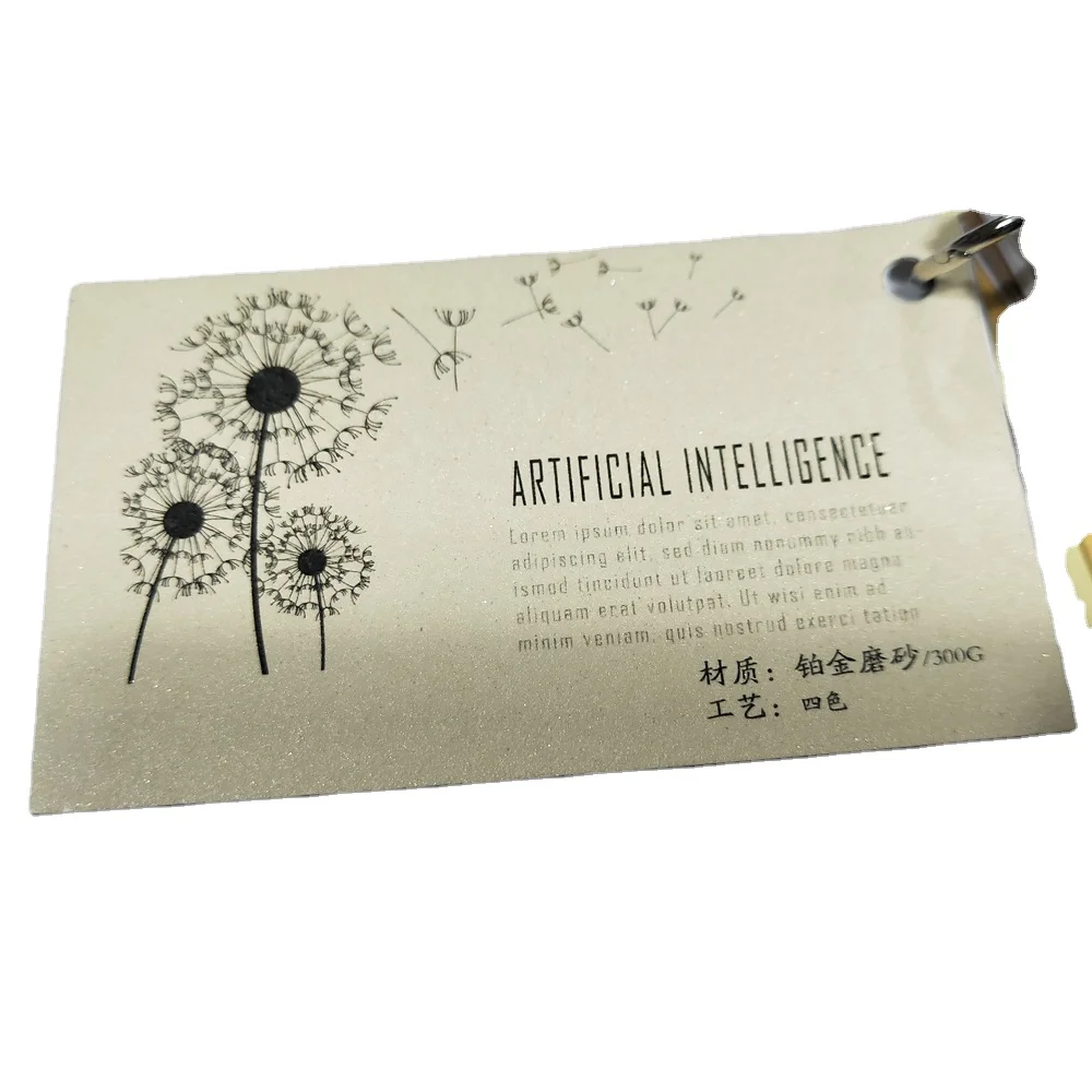 Jewelry Pearl Paper 320g Paper Business Card Special Paper Full Color Customized Free Design 100PCS Digital Printing Office CMYK