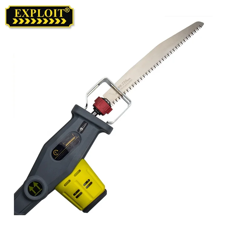 DC 20V lithium cordless chain saw high tree branch hedge saw pruning saw with telescopic pole