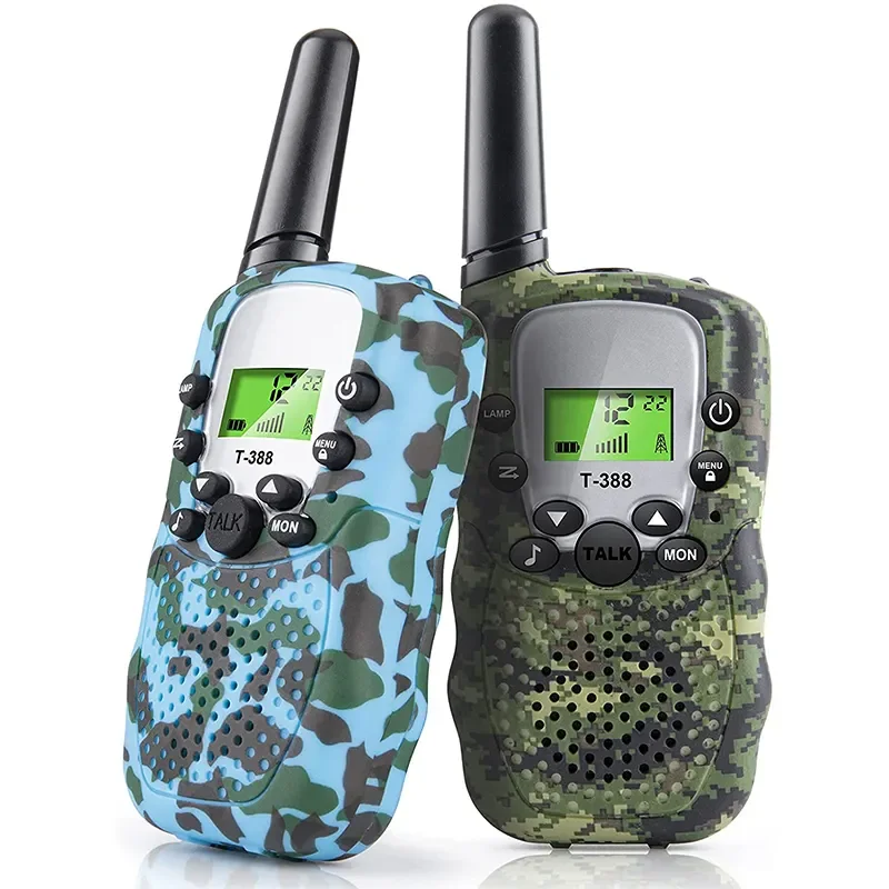 Walkie Talkies for Kids, 3 KMs Long Range Children Walkie-Talkie Handheld Radio Kid Toy Gifts for Boys and Girls