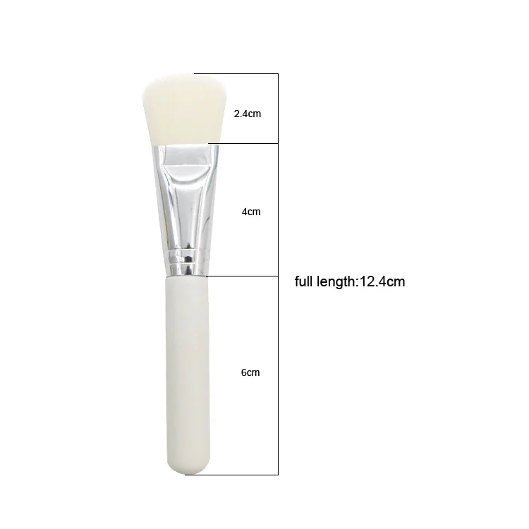 
Beauty Tool Vegan Hair Mud Short Wooden Handle Facial Mask Brush Custom Logo Applicator Face Mask Brush 