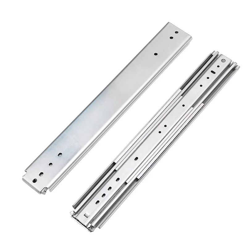 metal sice drawer runners aluminum slide rail sliding door alloy bead strip 76mm drawer slide