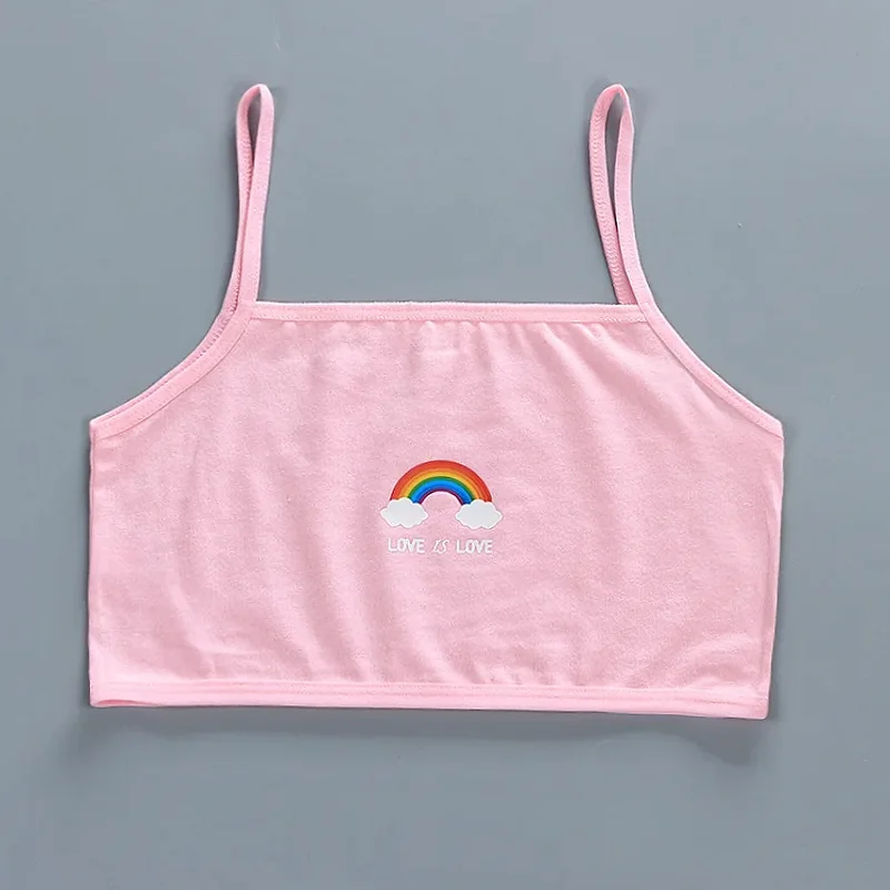Summer Kids Underwear Comfortable Breast Care Bra for Girls Teens Stylish and Cool Training Vest