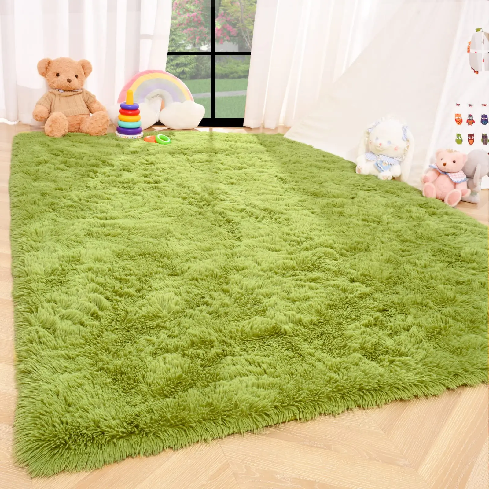Non-Slip Fuzzy custom rug Soft Underfoot living room carpet Easy to Clean and Durable Room Decor Shaggy carpet