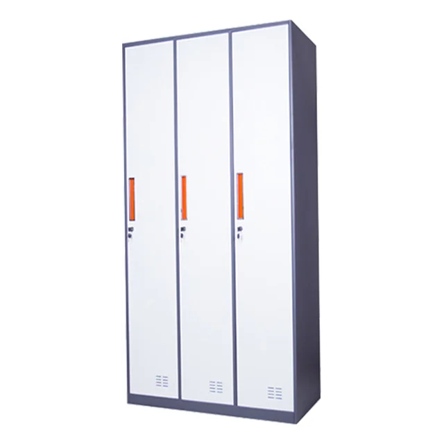 3 Door Gym Metal Lockers Luoyang Manufacturer Wholesale Hotsale Storage Wardrobe