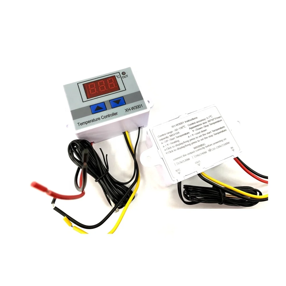 Wholesale XH-W3001 XH-3001 W3001 Digital Temperature Controller LED Thermometer