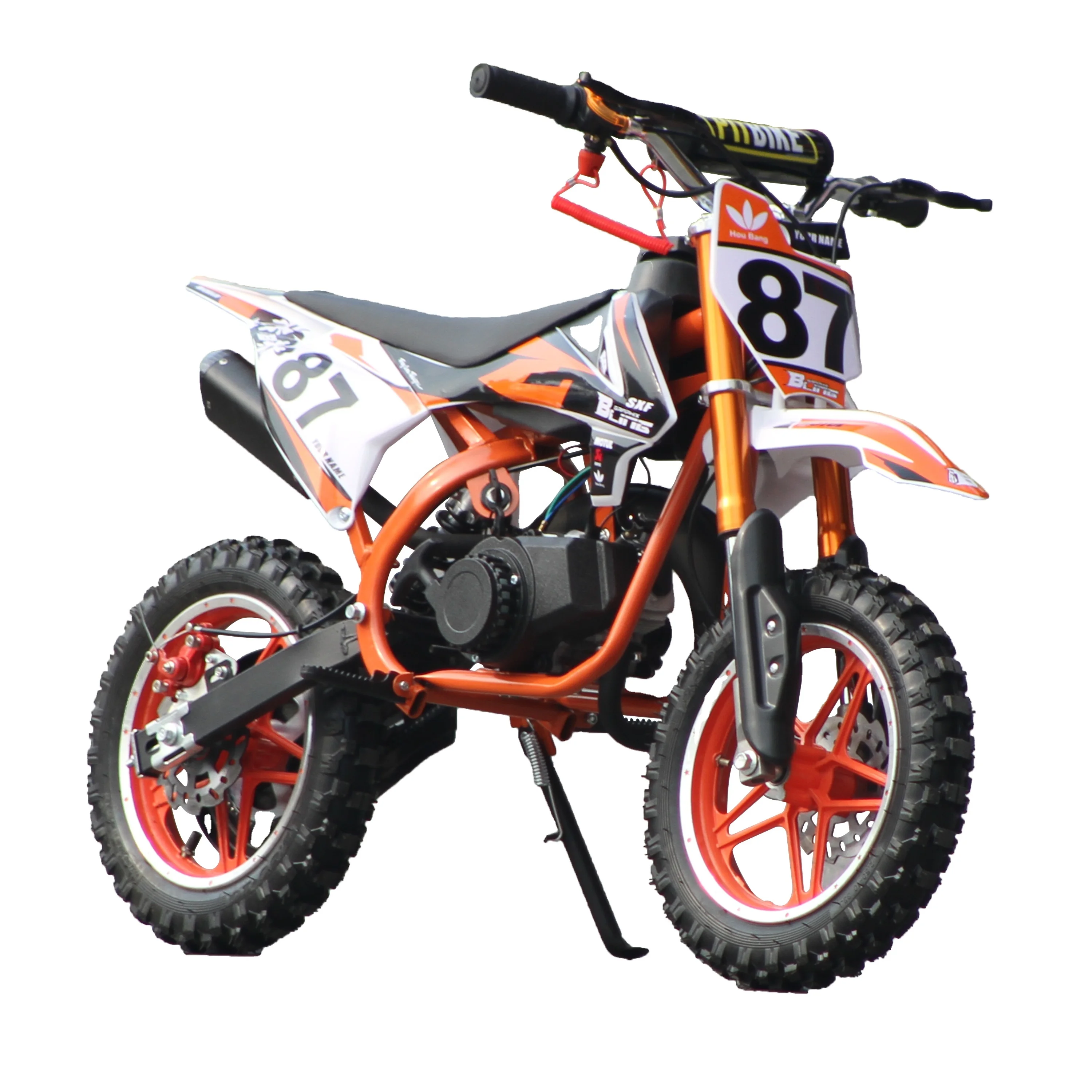 49CC Mini Dirt Bike For Kids 2 Stroke Motorcycle Hand to start