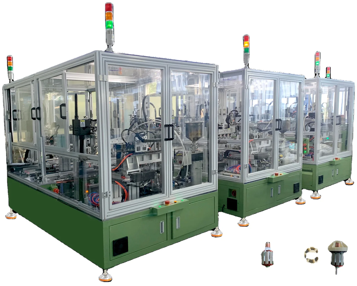 Custom-made Motor Rotation Gluing  Automatic Assembly Machine Production Line