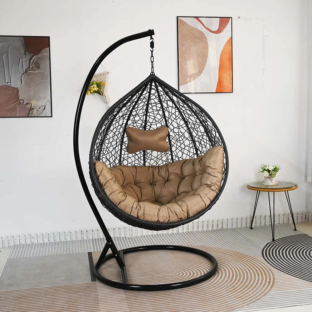garden furniture Indoor swing bedroom balcony Living room Outdoor patio lazy cradle Hammock rattan chair hanging egg chair