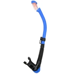 Custom Logo Diving Equipment Tube Professional Black Silicone Snorkeling Diving Dry Guard Snorkels
