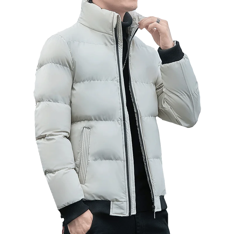 2021 Winter mens fashion casual Windbreak Polyester filled cotton clothes outdoor jackets coat