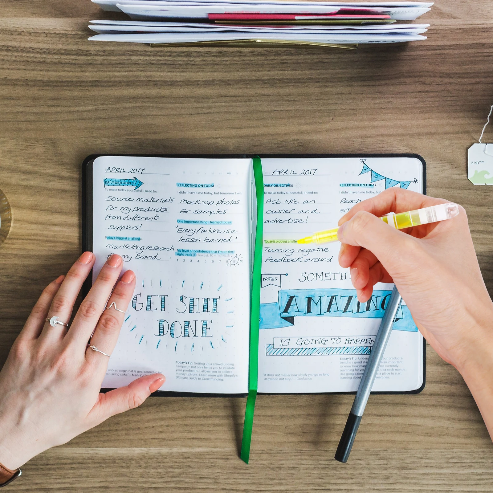 Cheap Price Stationery Highlighter Pen Set Plastic Orange Highlighter Pen For Sthool