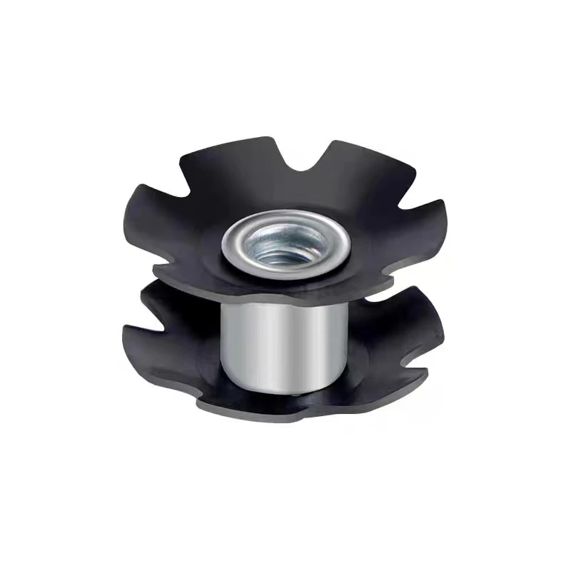 Manufacturer sales Double crown layered threaded insert round spring nut Tube connecting nut