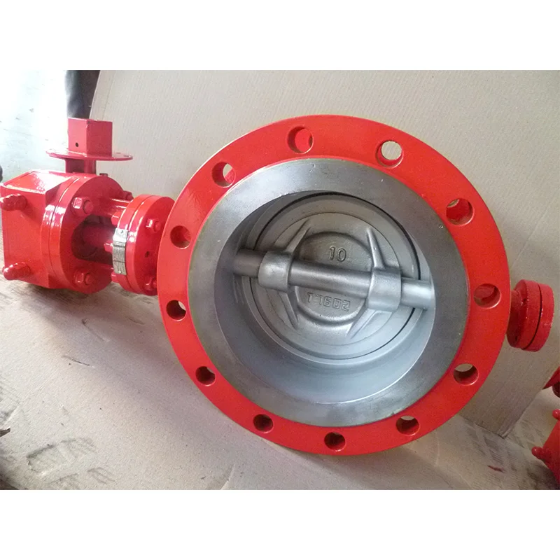 Turbine electro pneumatic High Performance Tripple Offset Butterfly Valve