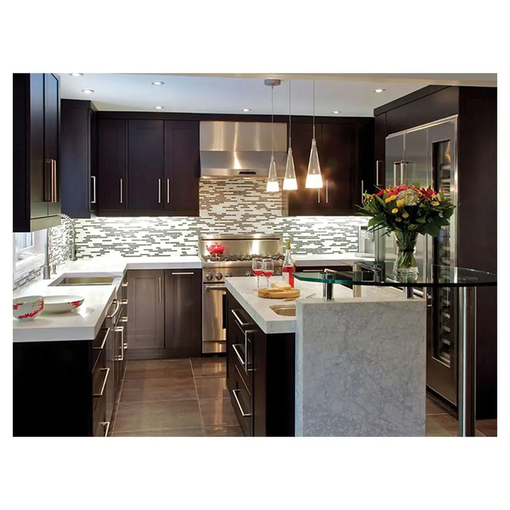 Optima Solid Wood Kitchen Cabinets Complete Luxury Design Made in China Products Solid Wood Kitchen Cabinets