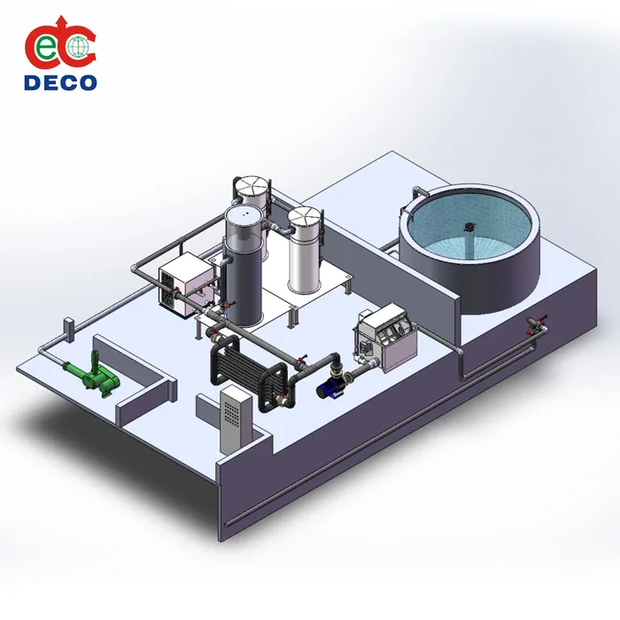 
high density indoor ras full fish grow equipment system, shrimp farm growing system 