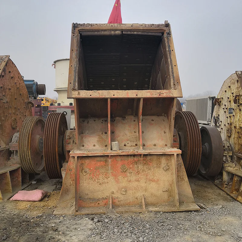 used mini diesel engine hammer mill crusher second hand coal glass gold ore rock crushing stone crusher machine price