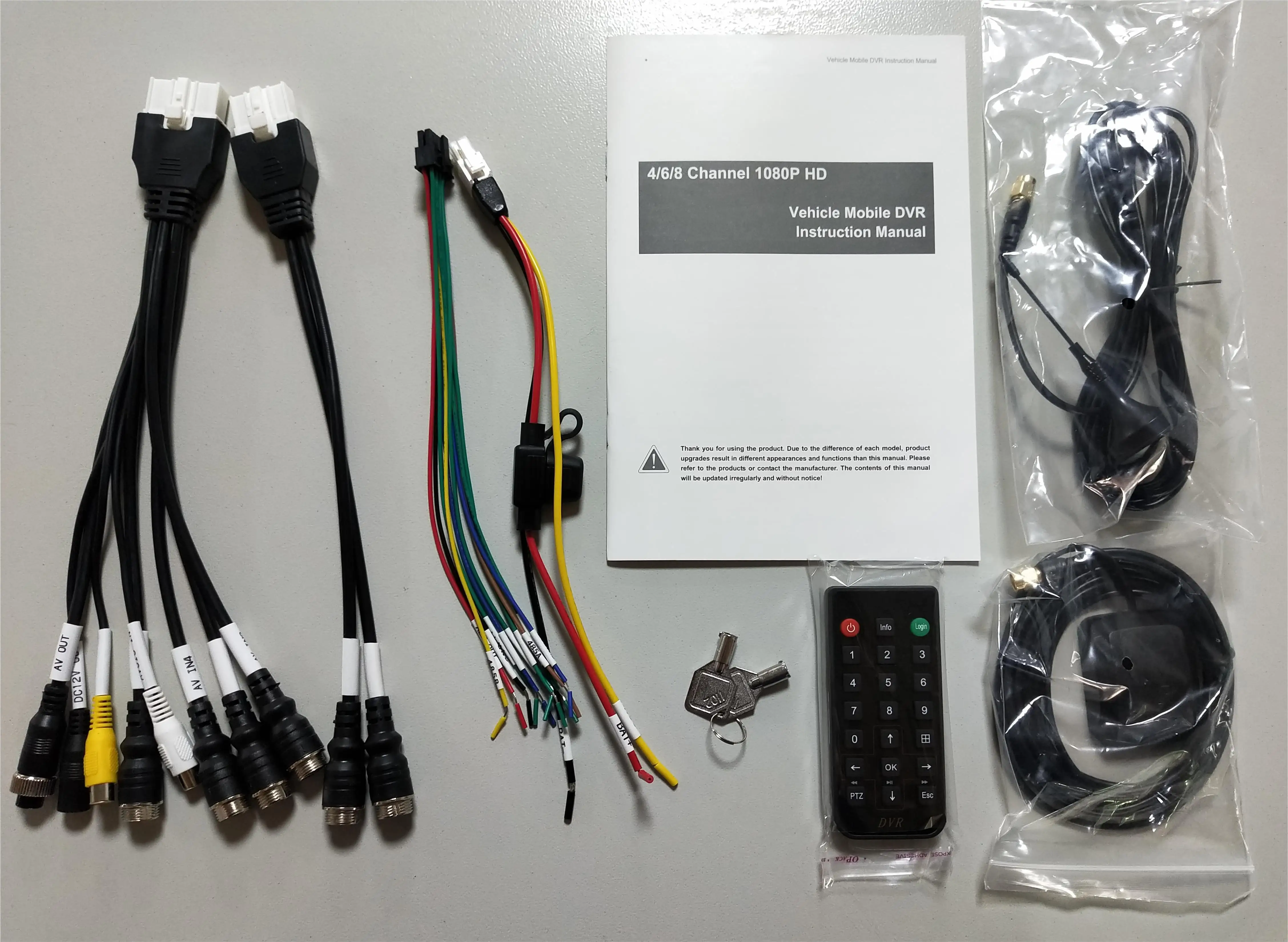 Автомобильный видеорегистратор 4G GPS 8CH 1080p