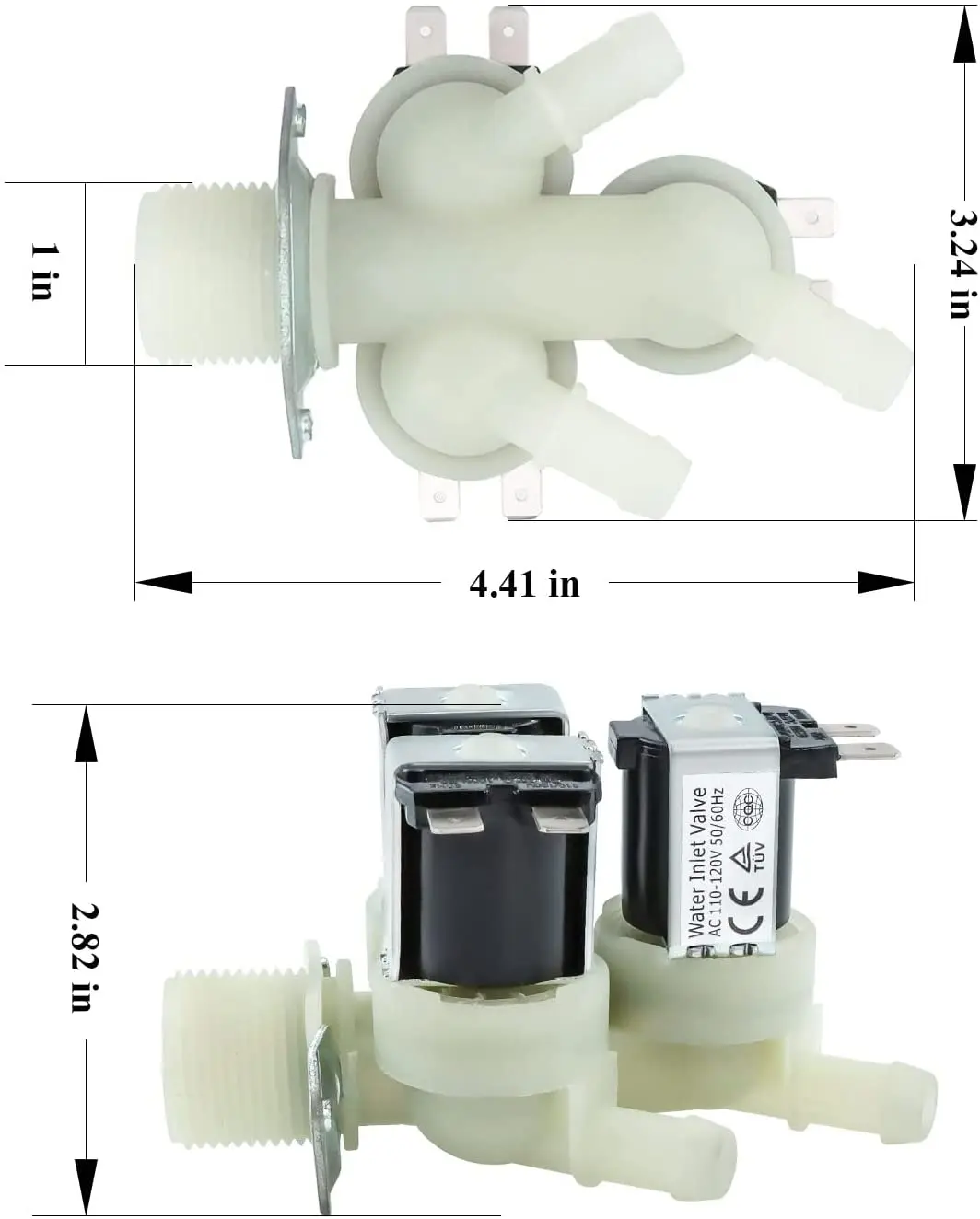 Wholesale Cheap Price Lg Customized 5221ER1003A Inlet Water Solenoid Valve For Washing Machine