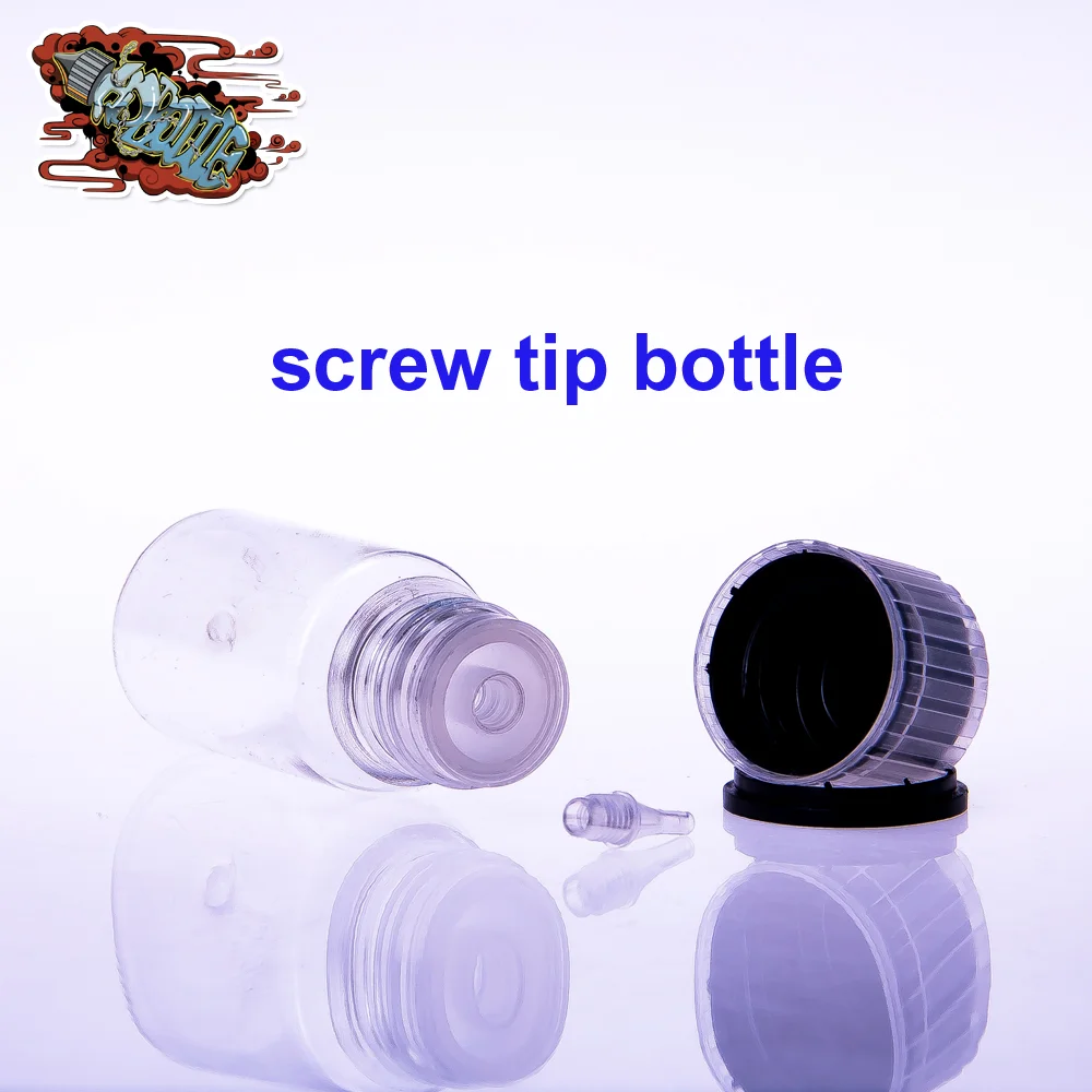 HD pen round clear liquid dropper bottle 30ml for nic shot bottles