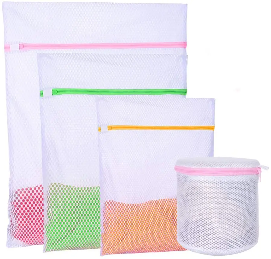 Heavy Duty Sturdy mesh Laundry Bags for Delicate Laundry wash Bag for Socks Bras Lingerie Coat Bed SheetsTravel Laundry Bag