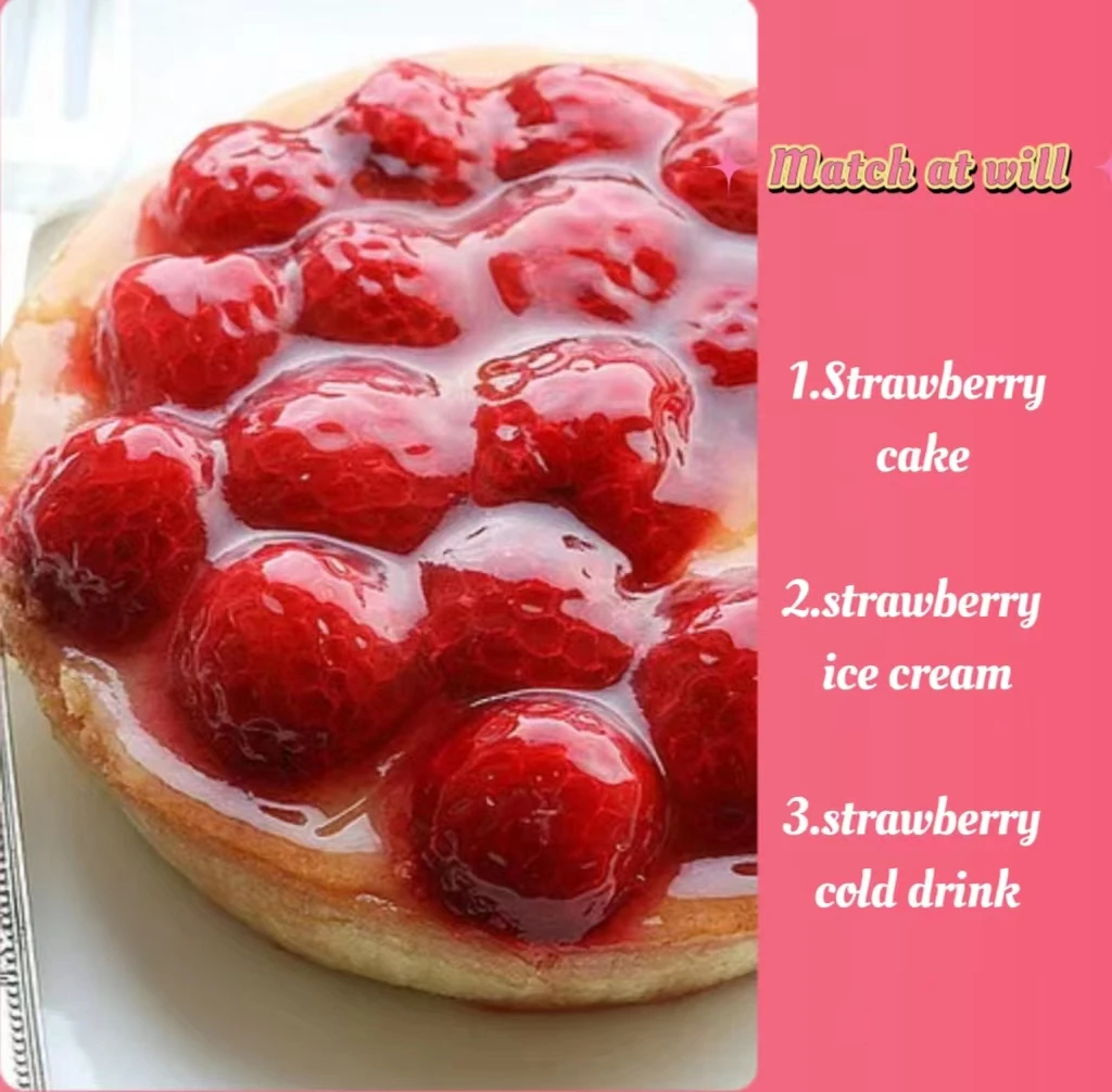 400g strawberry jam milk tea special baked fruit syrup ice cream strawberry jam