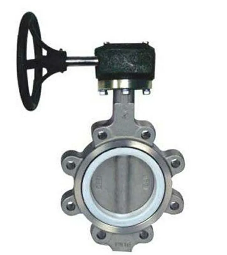 10 inch 12 inch DN200 worm gear manual ductile iron wafer lug type fully-lugged lever operated butterfly valves