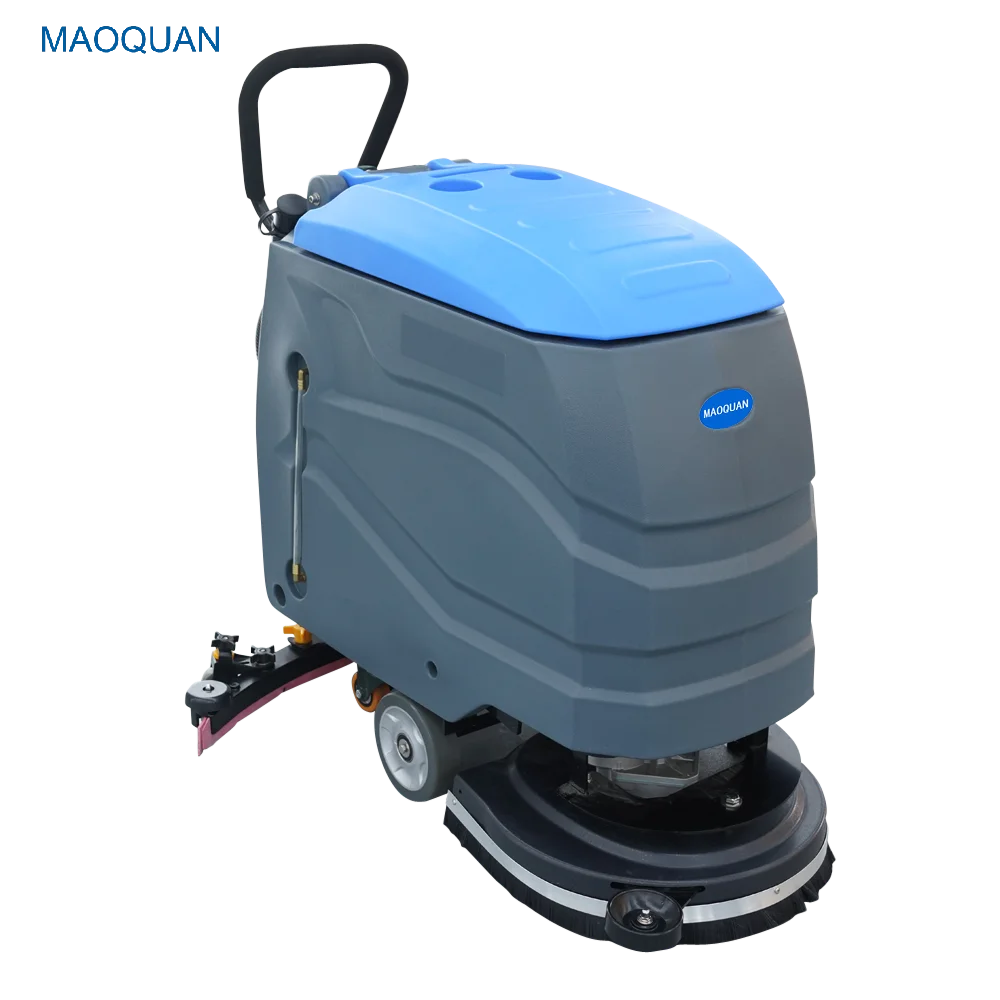 M2 Professional Compact Electric Hand Push Floor Scrubber Dryer Industrial