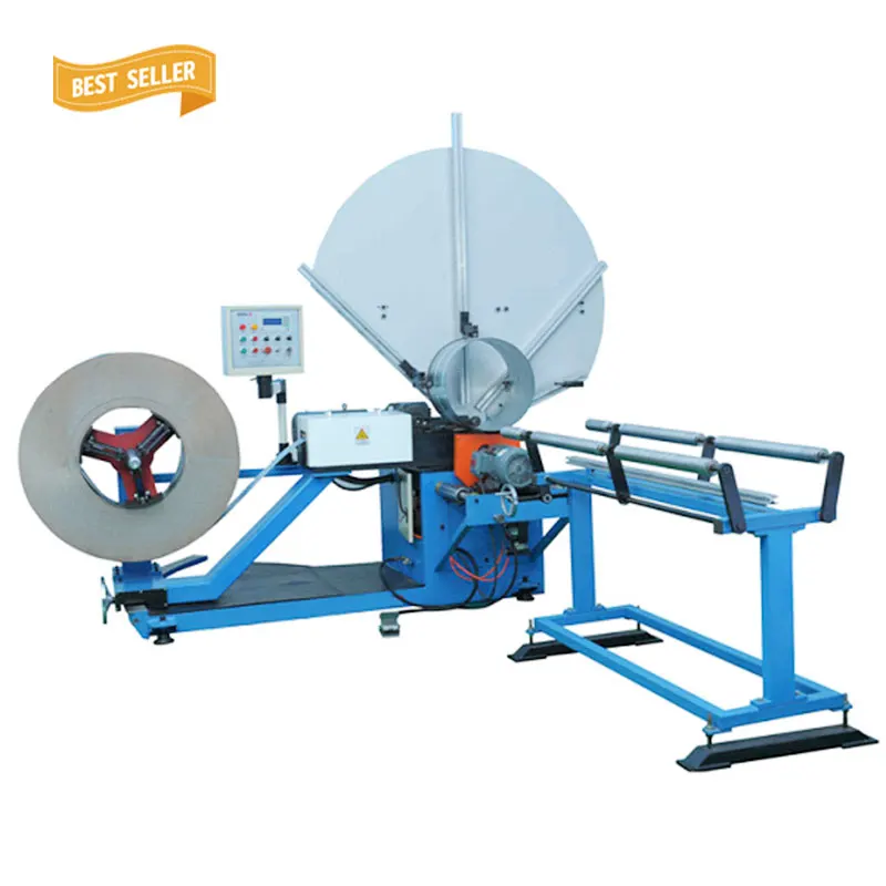 Round Pipe Tubeformer Spiral Air Duct Making Machine For Sale