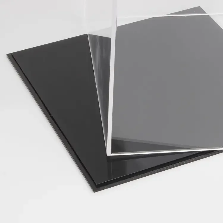 Factory custom clear acrylic cube display box for action figure toys collectibles and other balls, etc