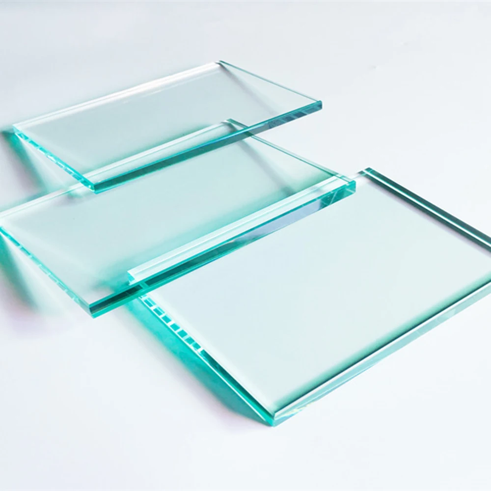Clear 0.5mm 0.7mm 1mm Tempered Glass Price Cost Per Square Foot Custom Size Coffee Table Walls Plate Tempered Glass