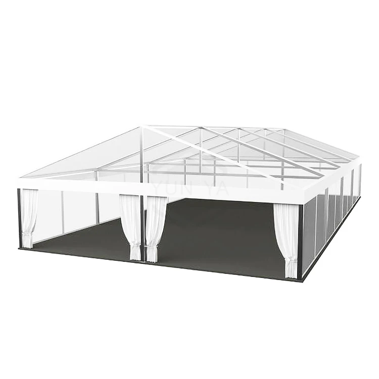 Luxury Wedding Events Banquet Tent Ceremony Church Marriage Marquee With Clear Roof And Sidewall