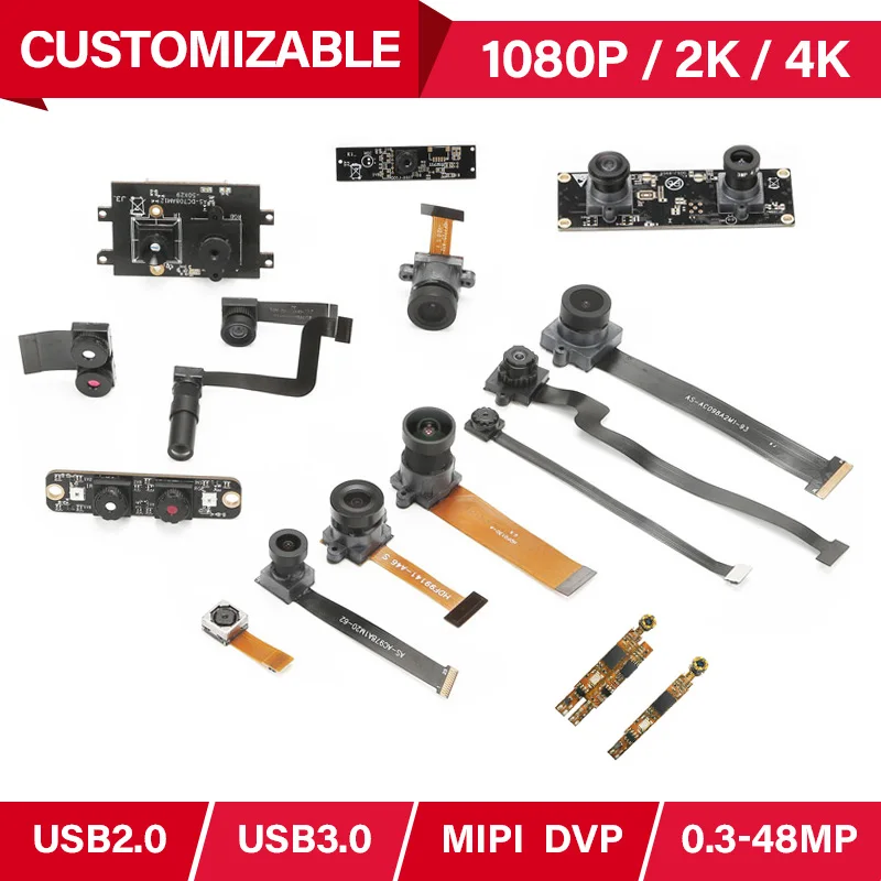 Factory Vehicle Recorder webcam GC2053 1920*1080P 32*32mm Small Compact PCB 2MP USB Camera Module
