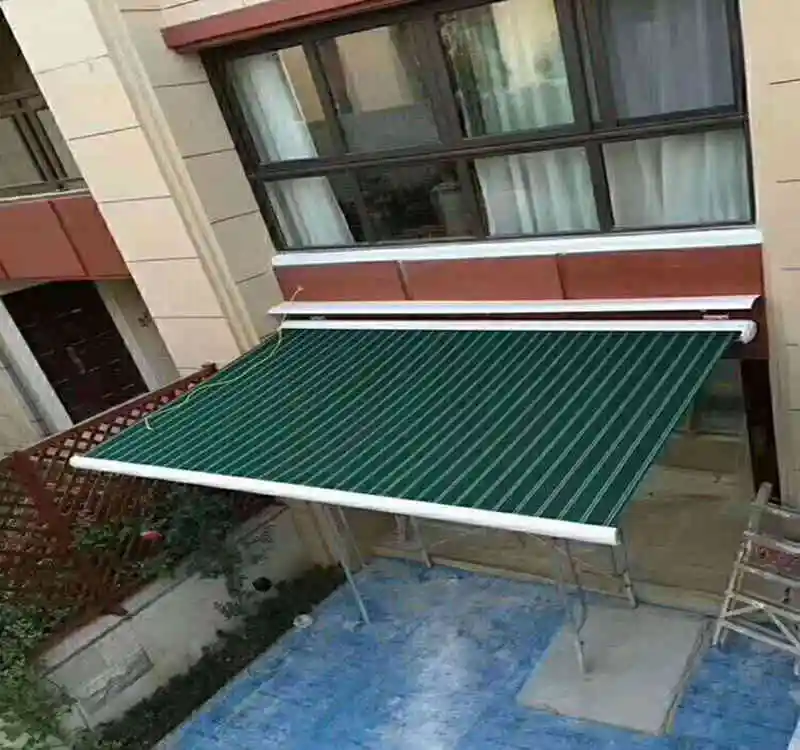 Custom Made Size Modern Design  Retractable Full Cassette Awning with Motor