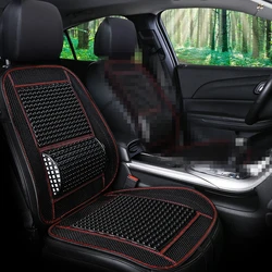 Wholesale Universal New Style Car Seat Covers Summer Cooling Wooden Beads Ventilation Breathable Seat Cushion