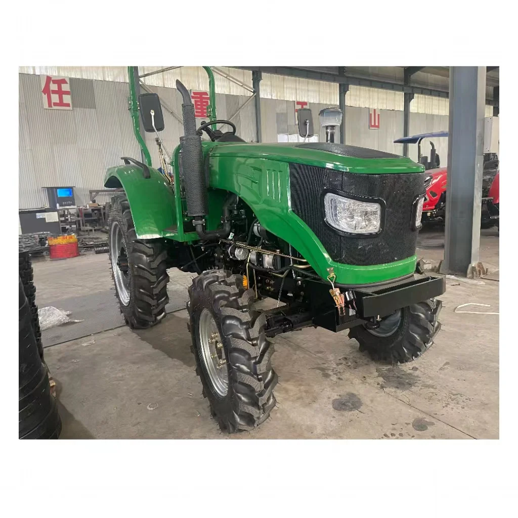Популярный мини-трактор Китай полное оборудование 4x4 трактор 50 л.с. 60 сельскохозяйственный