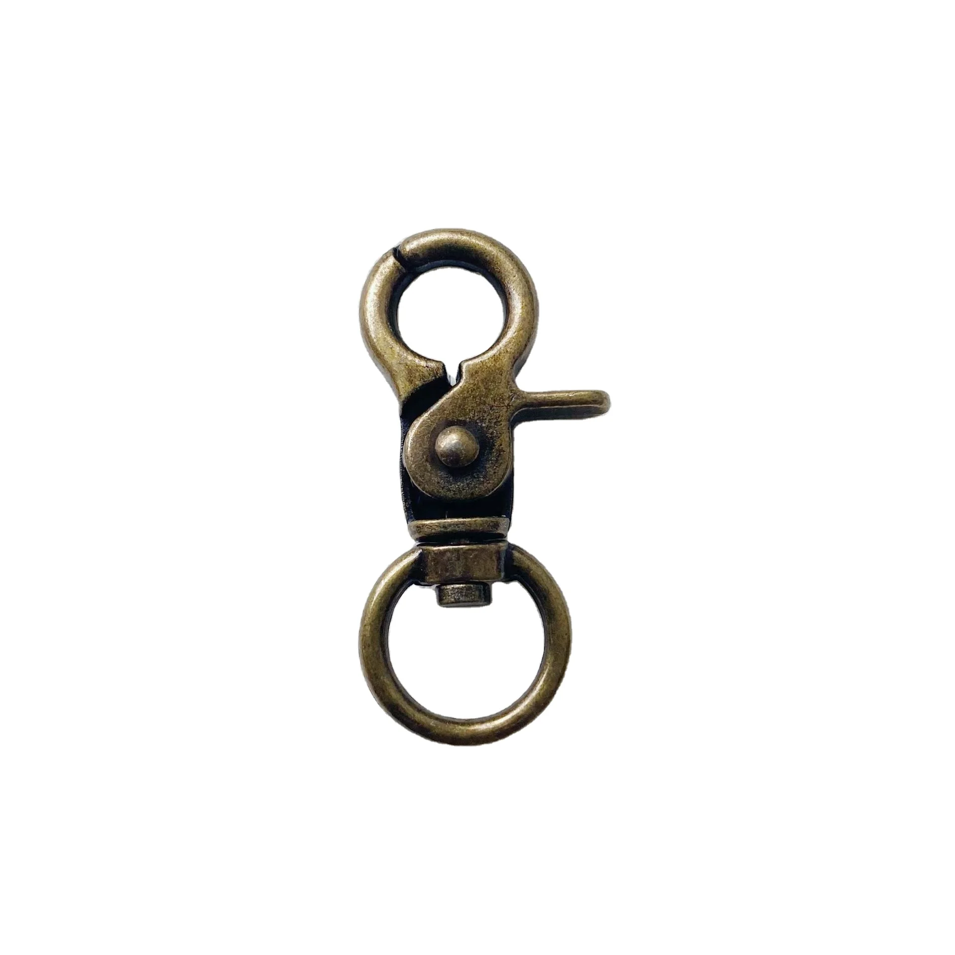 Meetee H4-1 10mm DIY Hardware Accessories Bags Purse Handbag Strap KeyChain Buckles Alloy Swivel Lobster Clasp Snap Hooks Buckle