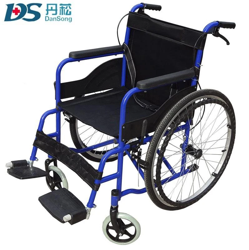 Wheelchair Supplier Home Hospital Portable Lightweight foldable manual wheelchair for disabled people