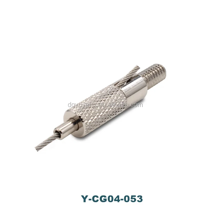 Провод самоблокирующееся устройство 7*7 стальной кабель в сборе Висячие комплекты с кабелем захват