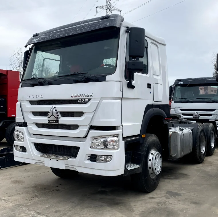 2016 2021 тракторная тележка Sinotruk Howo 6x4 новая дизельная топливная левая 371-400 л.с.