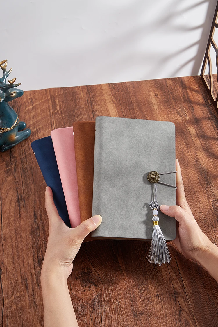 China factory wholesale notebook custom logo loose-leaf good quality notebook